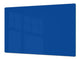 Groß Küchenbrett aus Hartglas und Kochplattenabdeckung; Series of colors DD22A: Blue