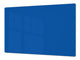 Groß Küchenbrett aus Hartglas und Kochplattenabdeckung; Series of colors DD22B: Dark Blue