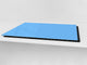 Gigante Cubre vitro resistente a golpes y arañazos - Serie de colores DD22B: Azul Pastel