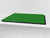 Groß Küchenbrett aus Hartglas und Kochplattenabdeckung; Series of colors DD22B: Green