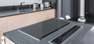Groß Küchenbrett aus Hartglas und Kochplattenabdeckung; Series of colors DD22B: Dark Gray