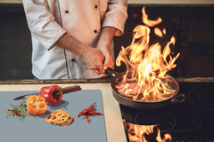 Gigantic Protection panel & Induction Cooktop Cover – Colours Series DD22B Ash Gray