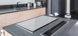 Groß Küchenbrett aus Hartglas und Kochplattenabdeckung; Series of colors DD22B: Light Gray