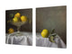 Enorm Küchenbrett aus Hartglas und Induktionskochplattenabdeckung; Fruit and Vegetables series DD02: Apples