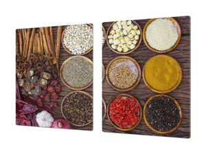 Cutting Board and Worktop Saver – SPLASHBACKS: A spice series DD03B Spices. 6