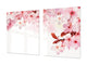 ENORMOUS  Tempered GLASS Chopping Board - Flower series DD06A Cherry blossom 2