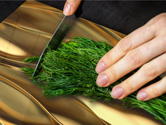 Gigantic Worktop saver and Pastry Board - Tempered GLASS Cutting Board - MEASURES: SINGLE: 80 x 52 cm; DOUBLE: 40 x 52 cm; DD38 Golden Waves Series: Liquid gold 1