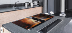 GIGANTIC CUTTING BOARD and Cooktop Cover- Image Series DD05A Departure with the horse