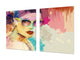 Riesig Kochplattenabdeckung Stove Cover und Schneideplatten; Series of Images DD05B: Woman's theme