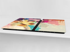 Impact & Shatter Resistant Worktop saver- Image Series DD05B Woman's theme