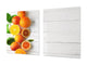 UNIQUE Tempered GLASS Kitchen Board Fruit and Vegetables series DD02 Oranges
