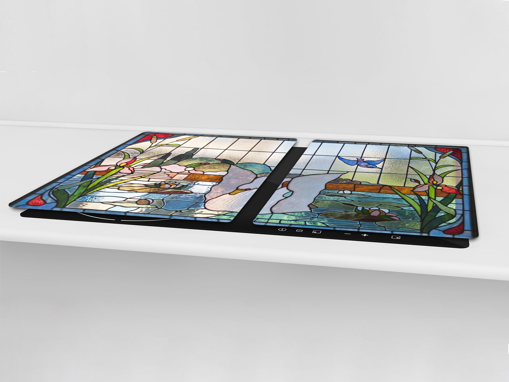 Worktop saver and Pastry Board – Cooktop saver; Series: Outside Series DD19 Colorful stained glass