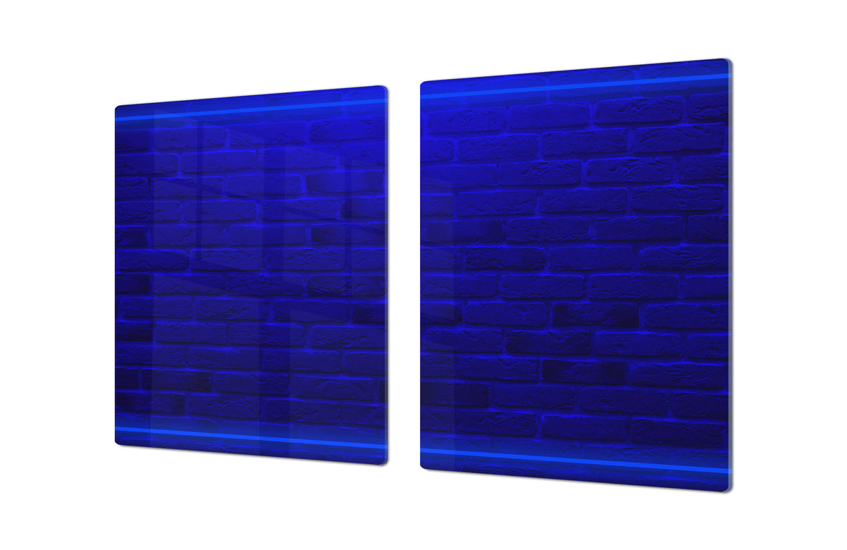 GIGANTIC CUTTING BOARD and Cooktop Cover - Glass Kitchen Board DD35 Textures and tiles 1 Series: Neon light
