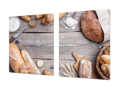 HUGE TEMPERED GLASS CHOPPING BOARD – Bread and flour series DD09 Breads 4