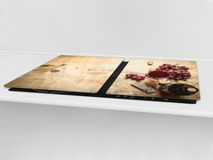 BIG KITCHEN PROTECTION BOARD or Induction Cooktop Cover - Wine Series DD04 Red wine 4