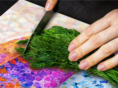 GIGANTIC CUTTING BOARD and Cooktop Cover - Glass Kitchen Board; SINGLE: 80 x 52 cm (31,5” x 20,47”); DOUBLE: 40 x 52 cm (15,75” x 20,47”); DD42 Paintings Series: Beautiful Asian nature