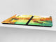 Gigante Cubre encimeras de cristal y Tabla de cortar grande - Serie de imágenes DD05A Venecia 1