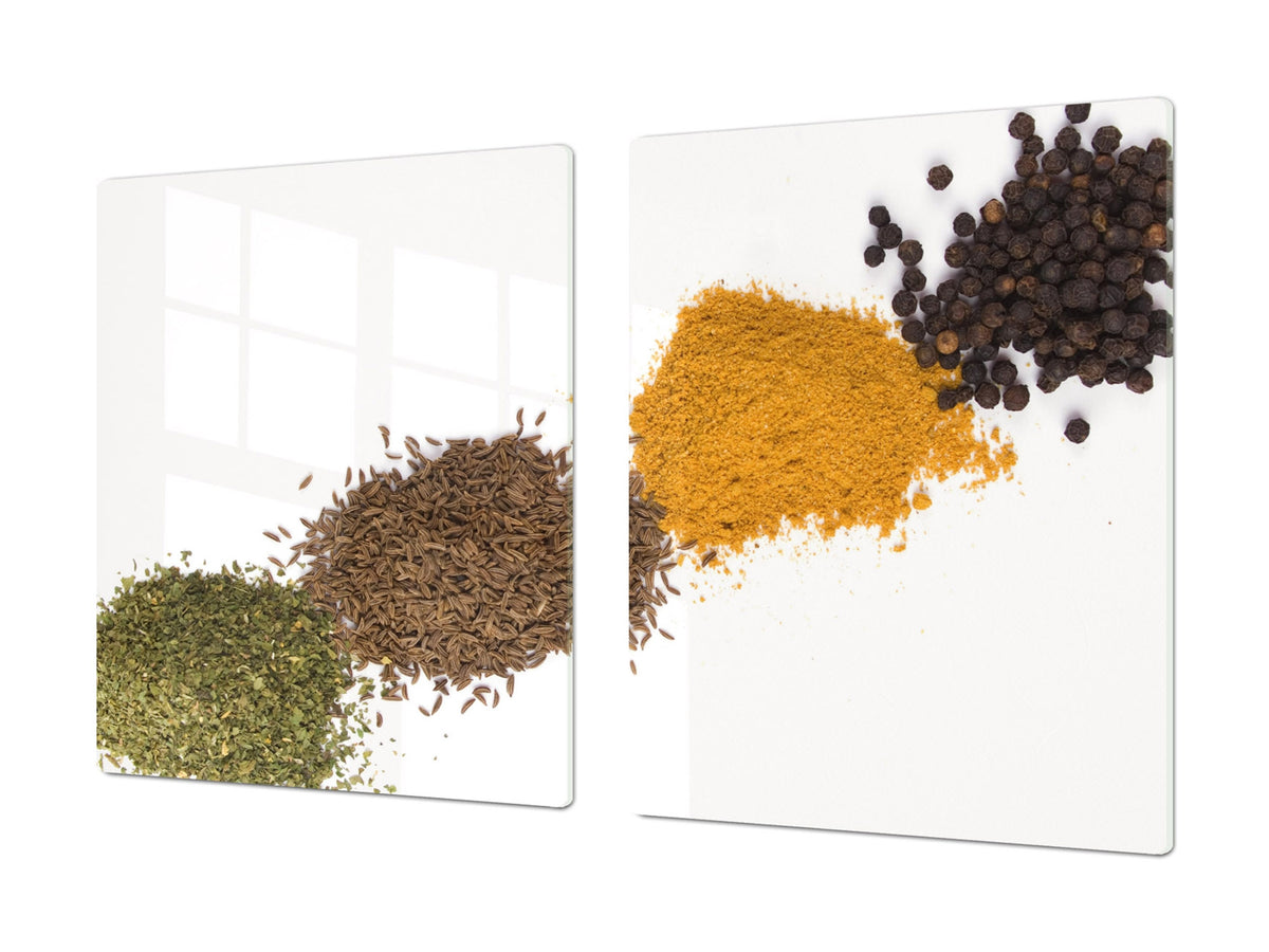 HUGE TEMPERED GLASS COOKTOP COVER A spice series DD03A Loose spices 1