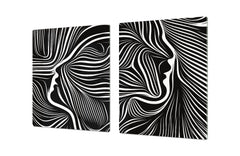 Ensembles de planches à découper TRES GRAND; Série Alimentaire DD16: Nourriture africaine