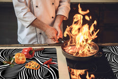 Ensembles de planches à découper TRES GRAND; Série Alimentaire DD16: Nourriture africaine