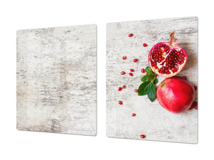 UNIQUE Tempered GLASS Kitchen Board Fruit and Vegetables series DD02 Grenade