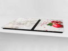 UNIQUE Tempered GLASS Kitchen Board Fruit and Vegetables series DD02 Grenade
