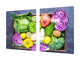 UNIQUE Tempered GLASS Kitchen Board Fruit and Vegetables series DD02 Vegetable box