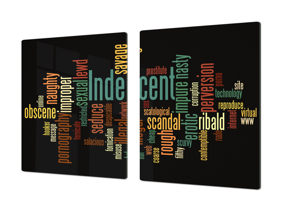 GIGANTIC CUTTING BOARD and Cooktop Cover - Expressions Series DD17 Inscription 1