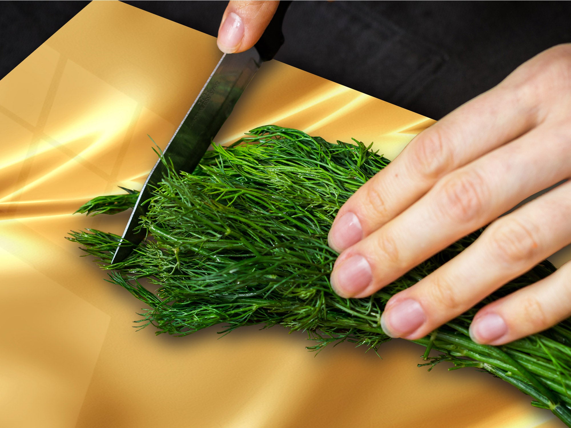 Gigantic Worktop saver and Pastry Board - Tempered GLASS Cutting Board - MEASURES: SINGLE: 80 x 52 cm; DOUBLE: 40 x 52 cm; DD38 Golden Waves Series: Luxury fabric 2