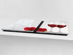 BIG KITCHEN PROTECTION BOARD or Induction Cooktop Cover - Wine Series DD04 I love wine 2