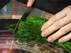 ENORMOUS  Tempered GLASS Chopping Board - Induction Cooktop Cover – SINGLE: 80 x 52 cm; DOUBLE: 40 x 52 cm; DD43 Abstract Graphics Series: Mystical astrology