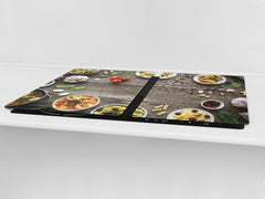 Ensembles de planches à découper TRES GRAND; Série Alimentaire DD16: Nourriture saine