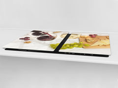 BIG KITCHEN PROTECTION BOARD or Induction Cooktop Cover - Wine Series DD04 French wines 1