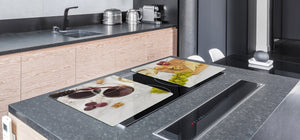 BIG KITCHEN PROTECTION BOARD or Induction Cooktop Cover - Wine Series DD04 French wines 1