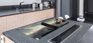 Induction Cooktop Cover – Glass Worktop saver: Fantasy and fairy-tale series DD18 Stop over the precipice 1