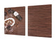 BIG KITCHEN PROTECTION BOARD or Induction Cooktop Cover - Wine Series DD04 Wine with chocolate