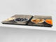 Enorm Küchenbrett aus Hartglas und Induktionskochplattenabdeckung; Food series DD16: Delicacies 5