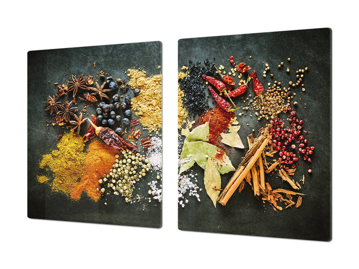 Cutting Board and Worktop Saver – SPLASHBACKS: A spice series DD03B Seasonings 8