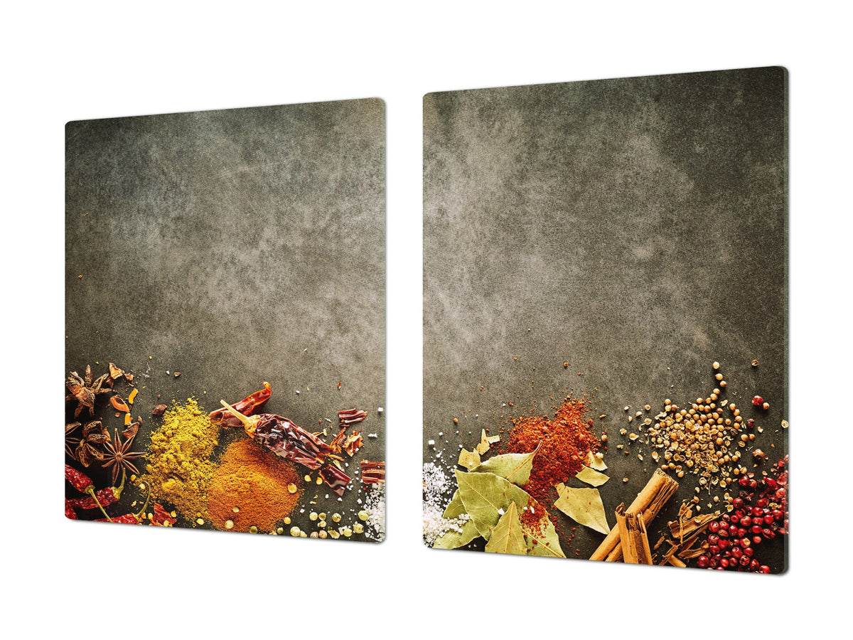 Cutting Board and Worktop Saver – SPLASHBACKS: A spice series DD03B Spices. 9