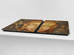 GIGANTE ASSE DA CUCINA e Copri-piano cottura a induzione; Serie di alimenti DD16: Cibo africano