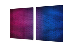 GIGANTIC CUTTING BOARD and Cooktop Cover - Glass Kitchen Board DD35 Textures and tiles 1 Series: Club brick wall