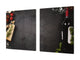 BIG KITCHEN PROTECTION BOARD or Induction Cooktop Cover - Wine Series DD04 French wine 2