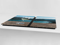 BIG KITCHEN PROTECTION BOARD or Induction Cooktop Cover - Wine Series DD04 A glass of wine 1