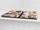 Riesig Mehrfunktional Hartglas Gehärtetes - Abdeckplatte für Induktionskochfeld; Bread and flour series DD09: Fresh bread 4