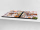 Enorme Cubre vitros de cristal templado - Serie de alimentos   DD16 Fiesta India
