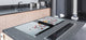 Worktop saver and Pastry Board – Glass Kitchen Board- Coffee series DD07 Coffee 3