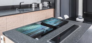 Induction Cooktop Cover – Glass Worktop saver: Fantasy and fairy-tale series DD18 Moonlit night