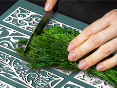 HUGE Cutting Board – Worktop saver and Pastry Board – Glass Kitchen Board DD37 Vintage leaves and patterns Series: Abstract design pattern