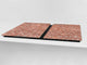 GIGANTIC CUTTING BOARD and Cooktop Cover - Glass Kitchen Board DD35 Textures and tiles 1 Series: Classic red brick pattern