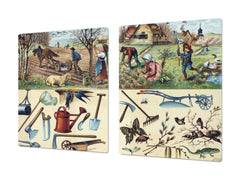 Worktop saver and Pastry Board – Cooktop saver; Series: Outside Series DD19 Rural work 2